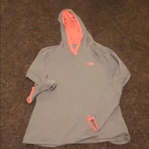 Thin north face hooded long sleeve